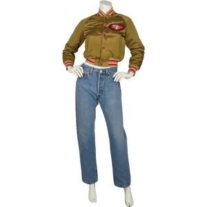 90s Vintage Levi's 501 Light Wash High Waisted Boho Festival Mom Denim Jeans 31